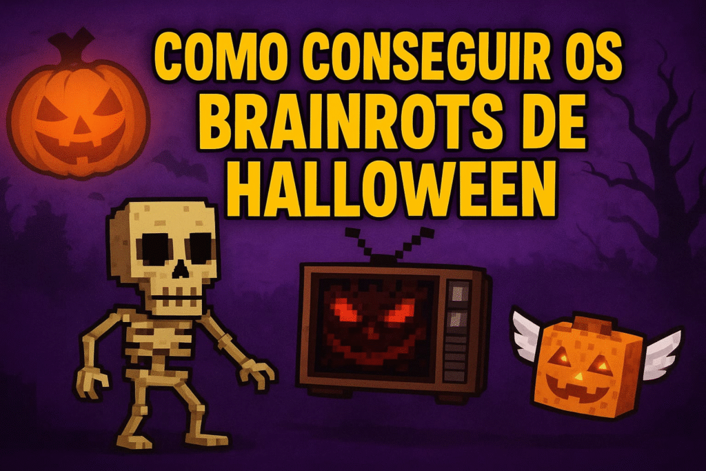 Novos Brainrots de Halloween liberados durante evento do Roblox