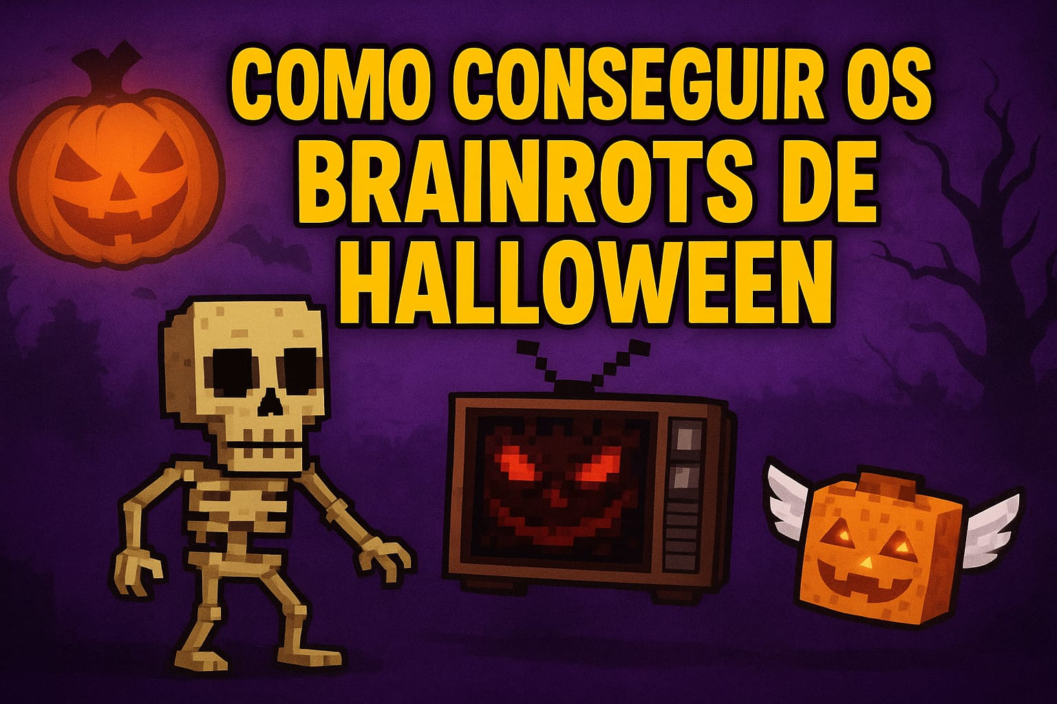 Novos Brainrots de Halloween liberados durante evento do Roblox