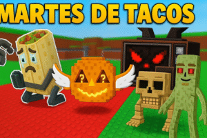 alt="Evento Martes de Tacos no Roblox com jogadores coletando tacos e prêmios especiais"